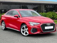 Used Audi A3 S-Line 110 HP (80 kW) 2023 Red Sedan
