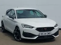 Used Cupra Leon 150 HP (110 kW) 2024 White Hatchback