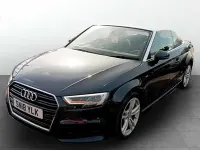 Used Audi A3 Cabriolet S-Line 110 HP (80 kW) 2018 Blue Cabriolet