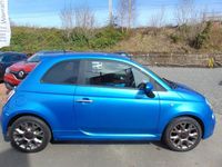 Used Fiat 500 S 69 HP (50 kW) 2015 Blue Hatchback