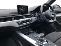 Used Audi A4 S-Line 150 HP (110 kW) 2018 Blue Sedan