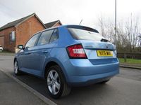 Used Skoda Fabia SE L 90 HP (66 kW) 2016 Blue Hatchback