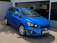 Used Chevrolet Aveo LTZ 2013 Blue Hatchback