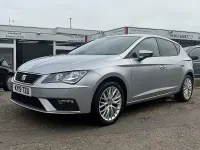 Used Seat Leon SE Dynamic 115 HP (84 kW) 2019 Silver Hatchback