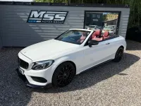Used Mercedes C220 AMG Line Premium Plus 2017 White Cabriolet