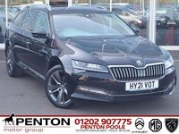 Used Skoda Superb SE L 150 HP (110 kW) 2021 Black Estate