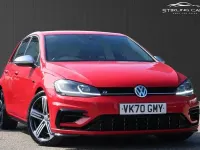 Second-hand VW Golf VII R 300 CP (220 kW) 2020 Roșu Hatchback