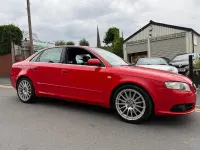 Gebraucht Audi A4 S-Line 2006 Rot Limousine