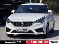 Used MG MG3 Excite 106 HP (77 kW) 2022 White Hatchback