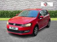 Used VW Polo Match 83 HP (61 kW) 2011 Red Hatchback