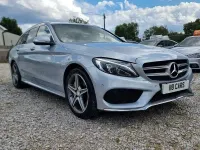 Used Mercedes C250 AMG line 201 HP (147 kW) 2015 Silver Estate