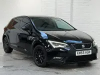 Used Seat Leon SE 125 HP (91 kW) 2015 Black Hatchback