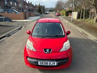 Used Peugeot 107 68 HP (50 kW) 2008 Red Hatchback