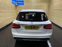 Used Mercedes C250 AMG line 204 HP (150 kW) 2015 White Estate