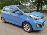 Used Kia Picanto 85 HP (62 kW) 2014 Blue Hatchback