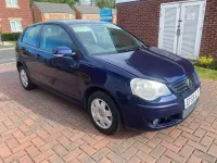 Begagnad VW Polo S 75 HK (55 kW) 2006 Blå Halvkombi