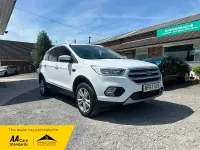 Used Ford Kuga Zetec 120 HP (88 kW) 2017 White SUV