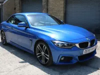 Used BMW 420 M Sport 190 HP (139 kW) 2018 Blue Cabriolet
