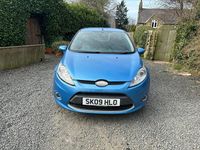 Used Ford Fiesta Zetec 2009 Blue Hatchback