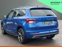 Used Skoda Karoq SportLine 140 HP (102 kW) 2019 Race blue metallic SUV