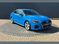 Used Audi A3 S-Line 147 HP (108 kW) 2023 Blue Sedan