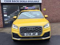 Begagnad Audi Q2 S-Line 150 HK (110 kW) 2018 Gul SUV