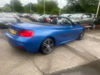Used BMW 218 M Sport 136 HP (100 kW) 2019 Blue Cabriolet