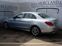 used Mercedes C220 C-Class 2015 (64) MERCEDES BENZBLUETEC SPORT SALOON DIESEL SILVER