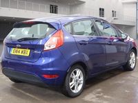 Used Ford Fiesta Zetec 82 HP (60 kW) 2014 Blue Hatchback