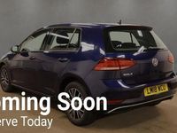 Used VW Golf VII SE 110 HP (80 kW) 2018 Blue Hatchback