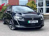 Used Peugeot e-208 Premium 98 kW (134 HP) 2021 Black Hatchback