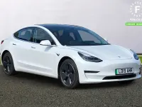 Used Tesla Model 3 Long Range AWD 77 kW (106 HP) 2019 White Sedan