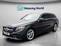 Used Mercedes C300e AMG line 320 HP (235 kW) 2021 Black Estate