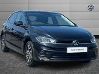 Used VW Polo Life 95 HP (69 kW) 2023 Black Hatchback