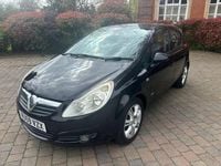 Used Vauxhall Corsa Design Edition 89 HP (65 kW) 2009 Black Hatchback