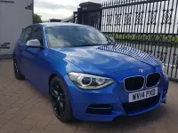 Used BMW M135 M Performance 315 HP (231 kW) 2014 Blue Hatchback
