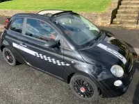 Used Fiat 500 Pop 69 HP (50 kW) 2012 Black Cabriolet
