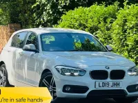 Used BMW 118 Sport Line 136 HP (100 kW) 2019 White Hatchback