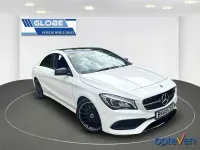 Used Mercedes CLA220 AMG line 2018 White Coupe