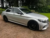 Used Mercedes C220 AMG line 194 HP (142 kW) 2021 Silver Sedan