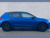 Used Skoda Fabia Design Edition 116 HP (85 kW) 2025 Race blue black magic pearlescent Hatchback