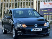 Used VW Golf VII Match 2015 Black Hatchback