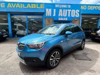 Used Vauxhall Crossland X Elite 110 HP (80 kW) 2018 Blue SUV