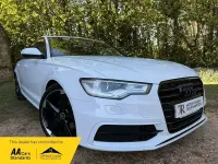 Used Audi A6 Black Edition 2013 White Sedan