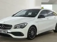 Used Mercedes CLA200 Shooting Brake 136 HP (100 kW) 2017 White Estate