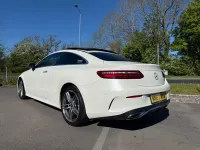 Used Mercedes E220 AMG Line Premium 194 HP (142 kW) 2017 White Coupe