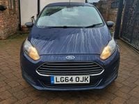 Used Ford Fiesta 95 HP (69 kW) 2015 Blue Van