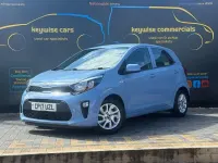 Used Kia Picanto 66 HP (48 kW) 2017 Blue Hatchback