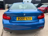 Used BMW 218 M Sport 150 HP (110 kW) 2015 Blue Coupe