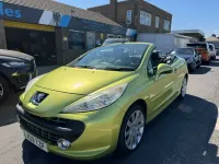 Used Peugeot 207 2009 Yellow Cabriolet